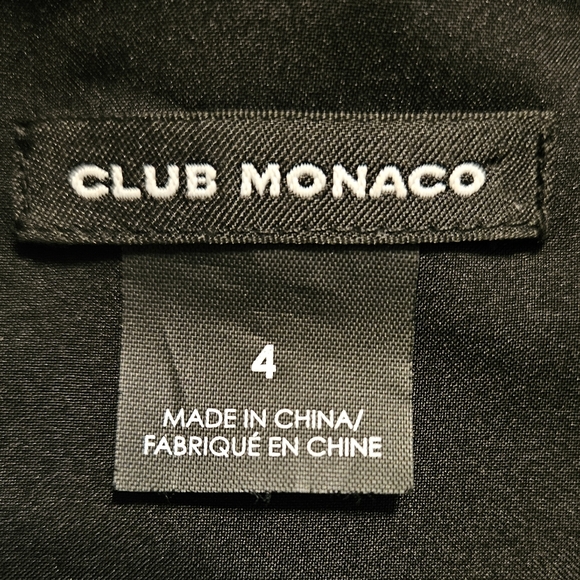 Club Monaco Black Embellished Mini Dress - Picture 4 of 5